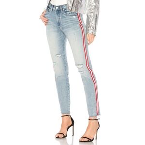 Blank NYC The Rivington Stripe High Rise Tapered Jeans